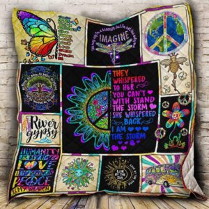 Peace Love Hippie Quilt V0608-2  Quilt